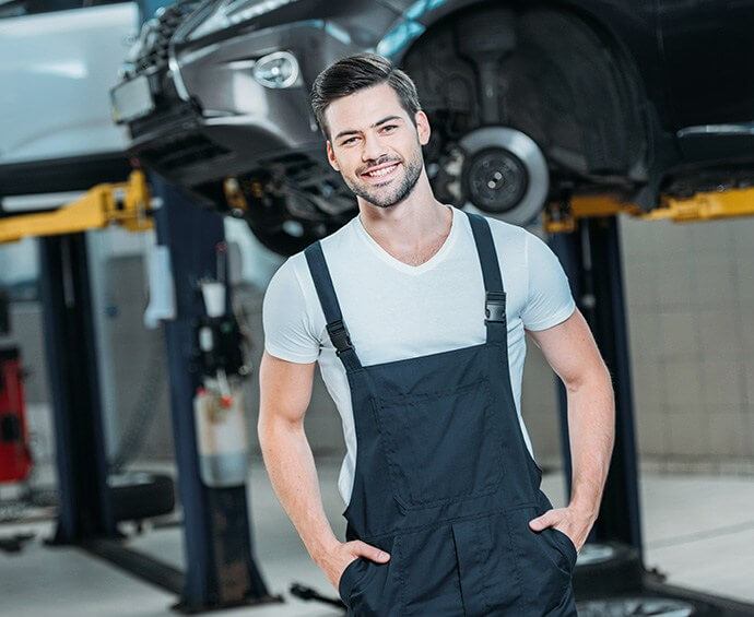 A car mechanic man