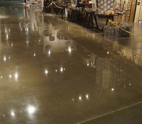 A diamond flooring polished concrete